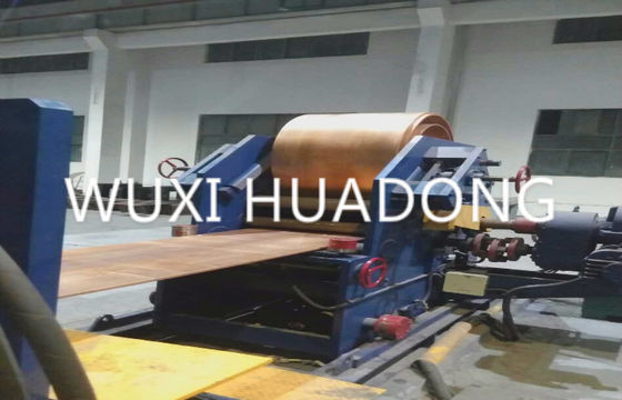 तांबा पट्टी स्लैब सतत कास्टिंग मशीन पिघल और होल्डिंग फर्नेस के साथ क्षैतिज